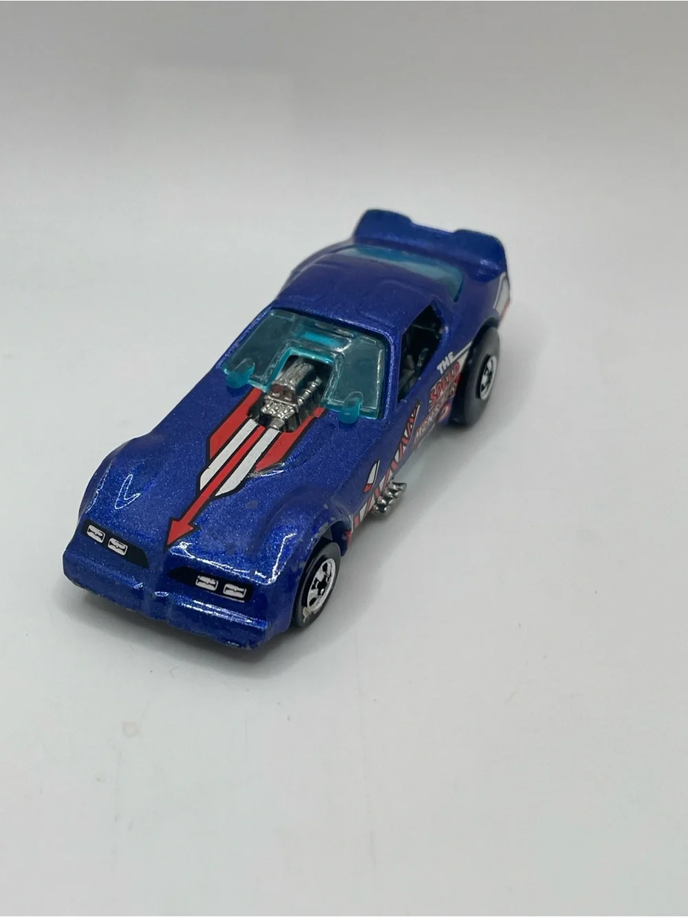 Vintage 1987 Hot Wheels FIREBIRD FUNNY CAR The Speed Monster Blackwall Dragster